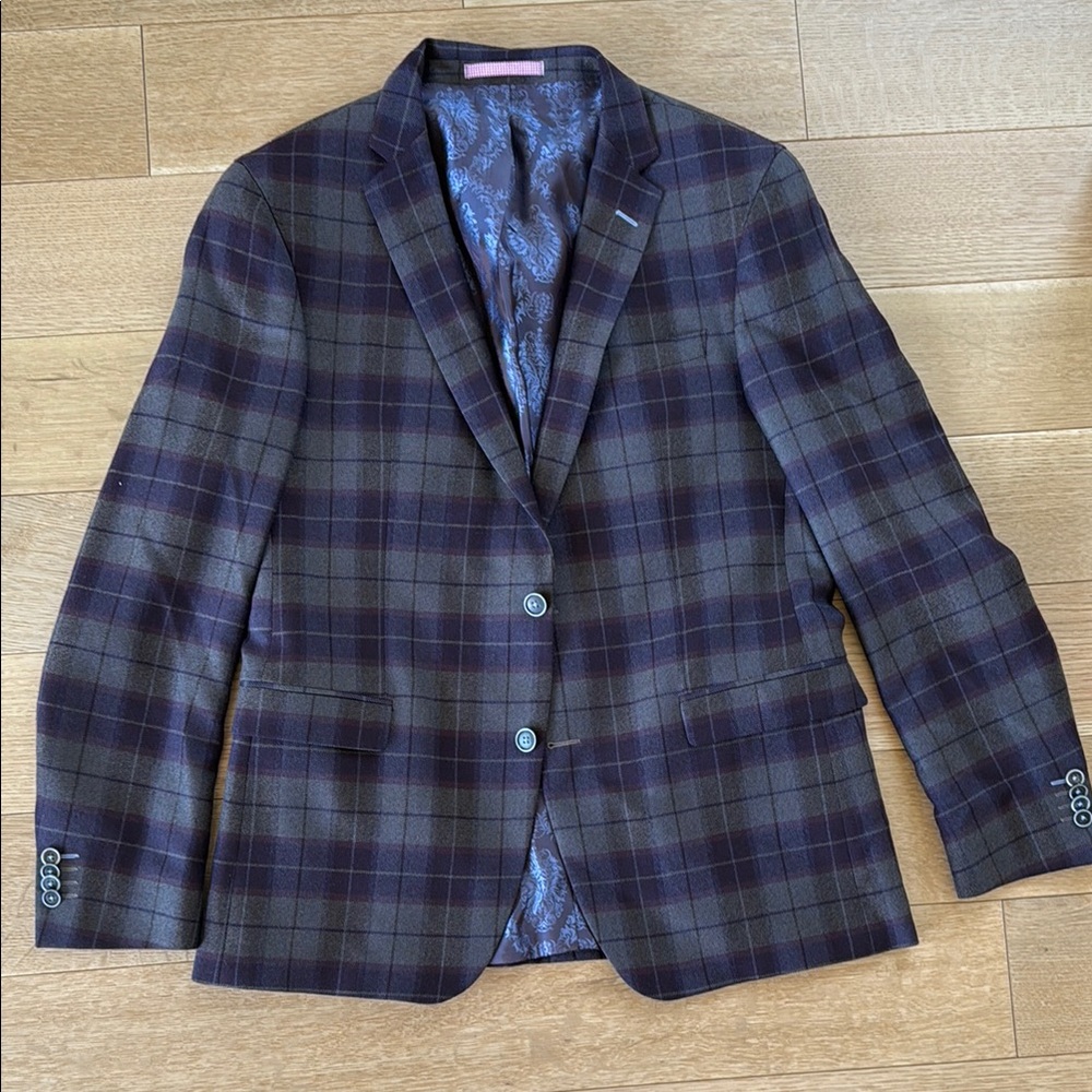 Men's Plaid Blazer - size 50